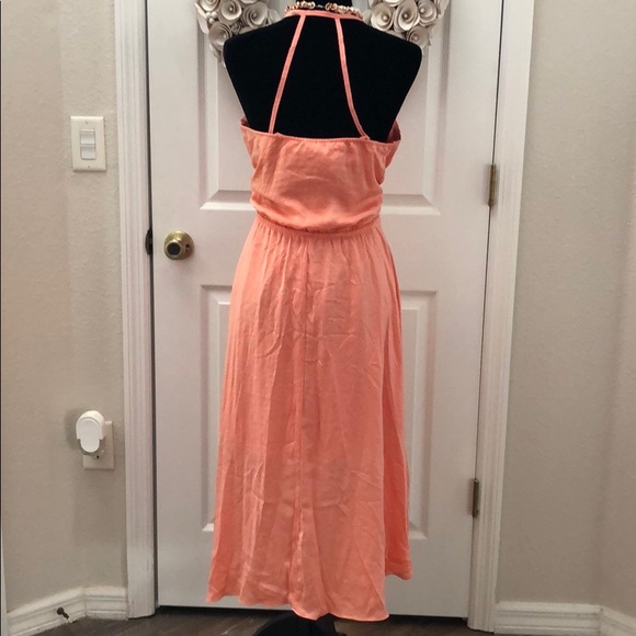 Coral Sexy strappy highlow dress - Picture 6 of 8